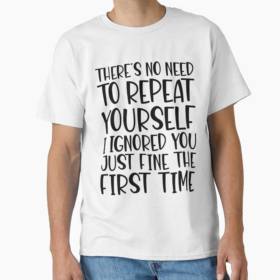 There's No Need To Repeat Yourself by kamrankhan