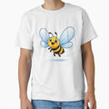 Funny cartoon bee with oversized wings by PriyankaSonara