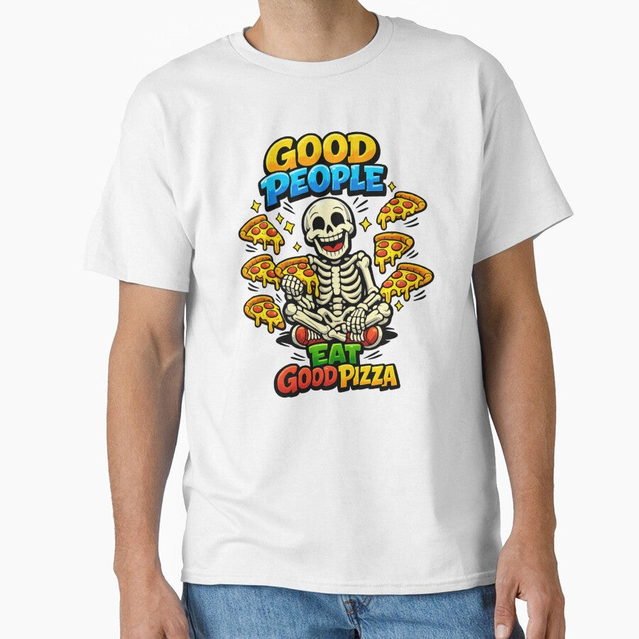 Good People Eat Good Pizza by LuveraxArt