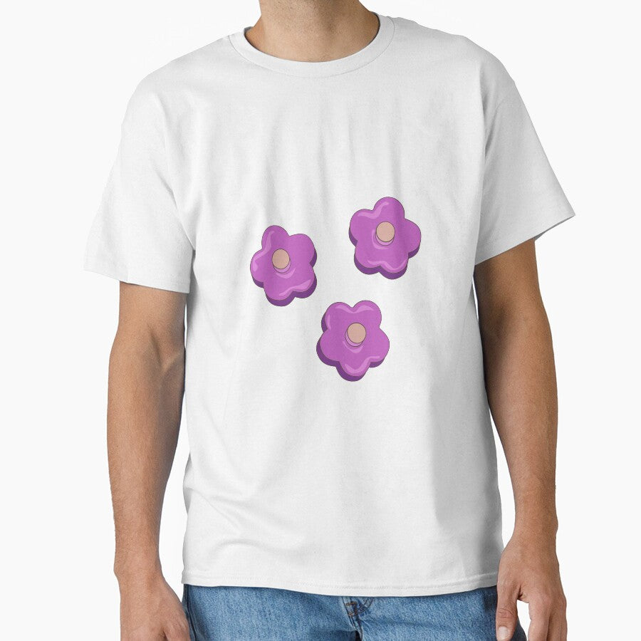 Y2k Purple Flowers by lollydesigned