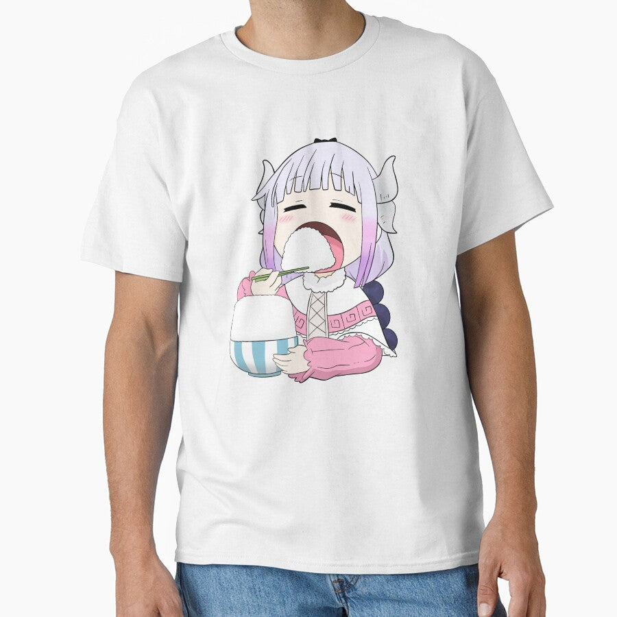 Kanna eating rice - Miss Kobayashi’s Dragon Maid Anime by AnimeDesignX