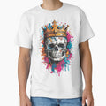 colorful crowned skull by Impacto-Visual