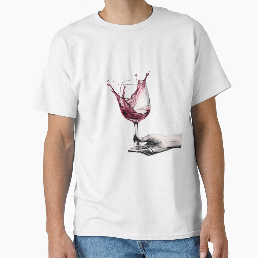 Sketch a hand holding a wine glass by Alper Billik