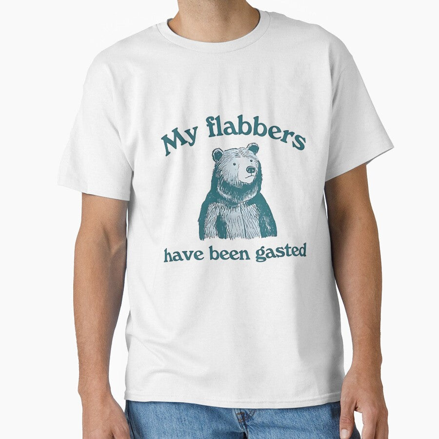My Flabbers Have Been Gasted funny bear design by SmartProof Branding