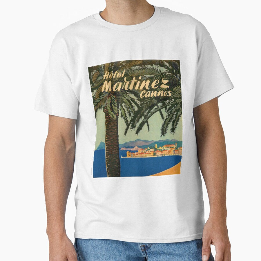 Hotel Martinez, Cannes, France Vintage Travel Poster by vintagevivian