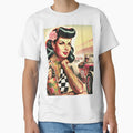 Retro Motorsports Girl by PulpVintage