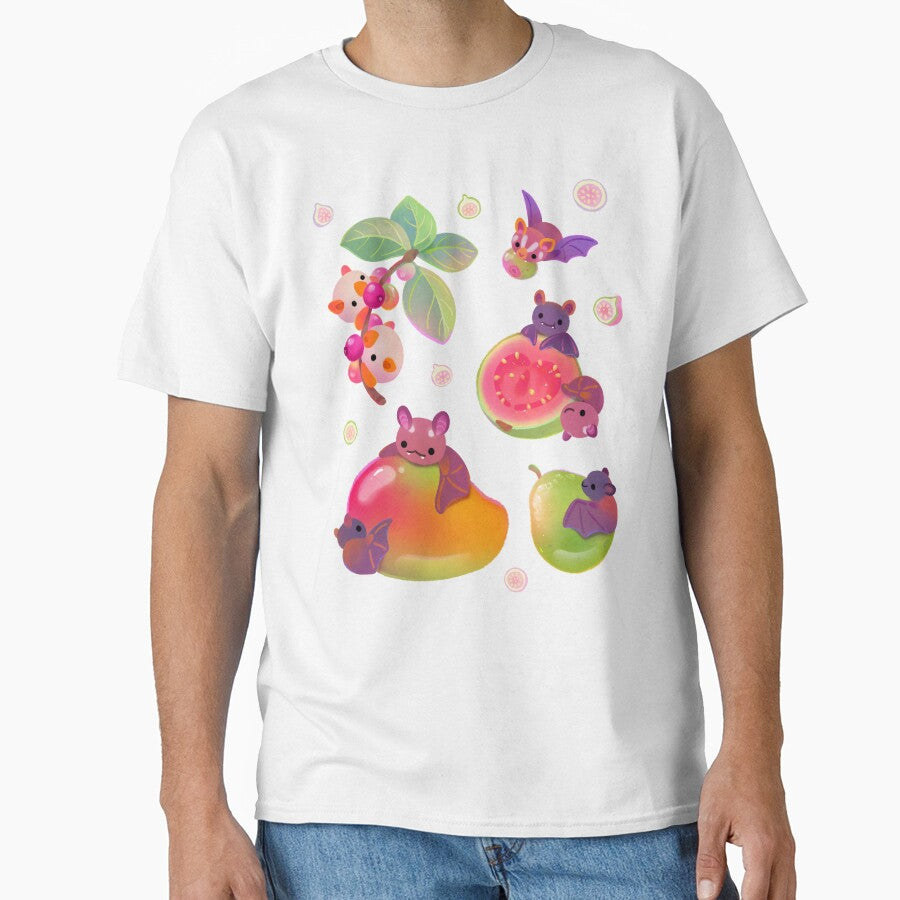 Fruit and bat - pastel by pikaole
