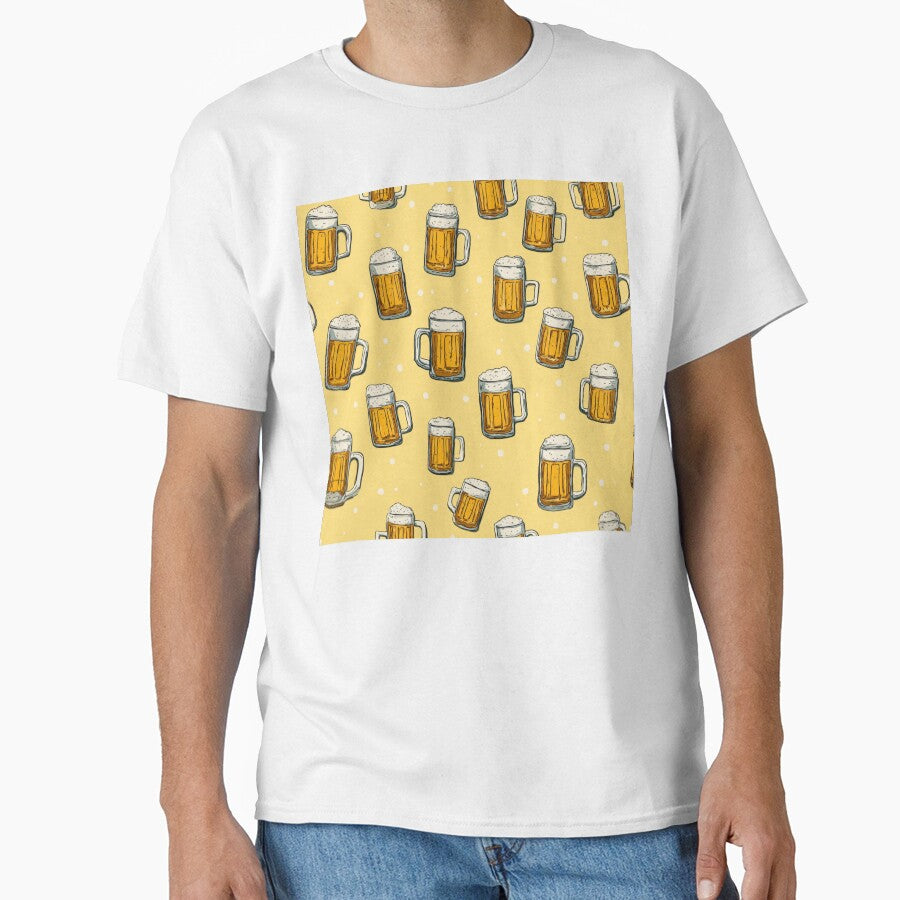 Oktoberfest Beer Mugs Pattern Brew Drinker by NicolasGlowArt
