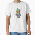 Colorful Robot Cartoon, Fun Groovy Robot by jakeparco