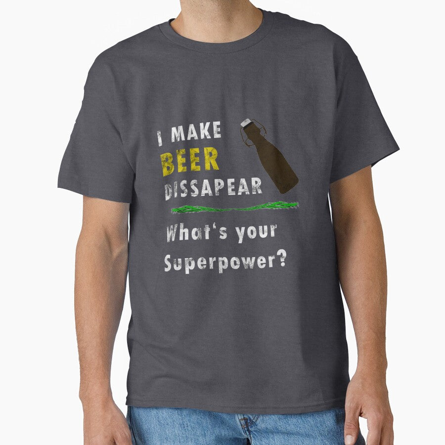 I make beer disappear! What is your superpower? by titanosdesign