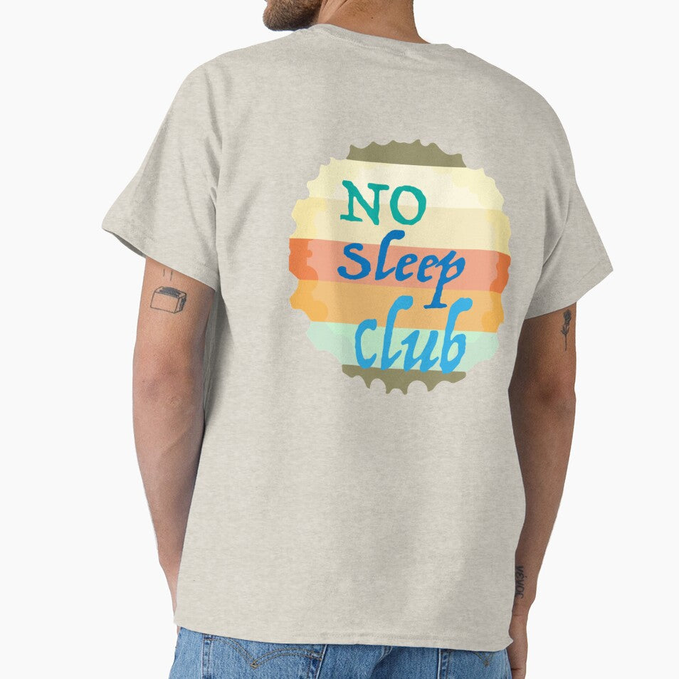 Women Men No Club Sleep Funny Design by AhoofeCLS