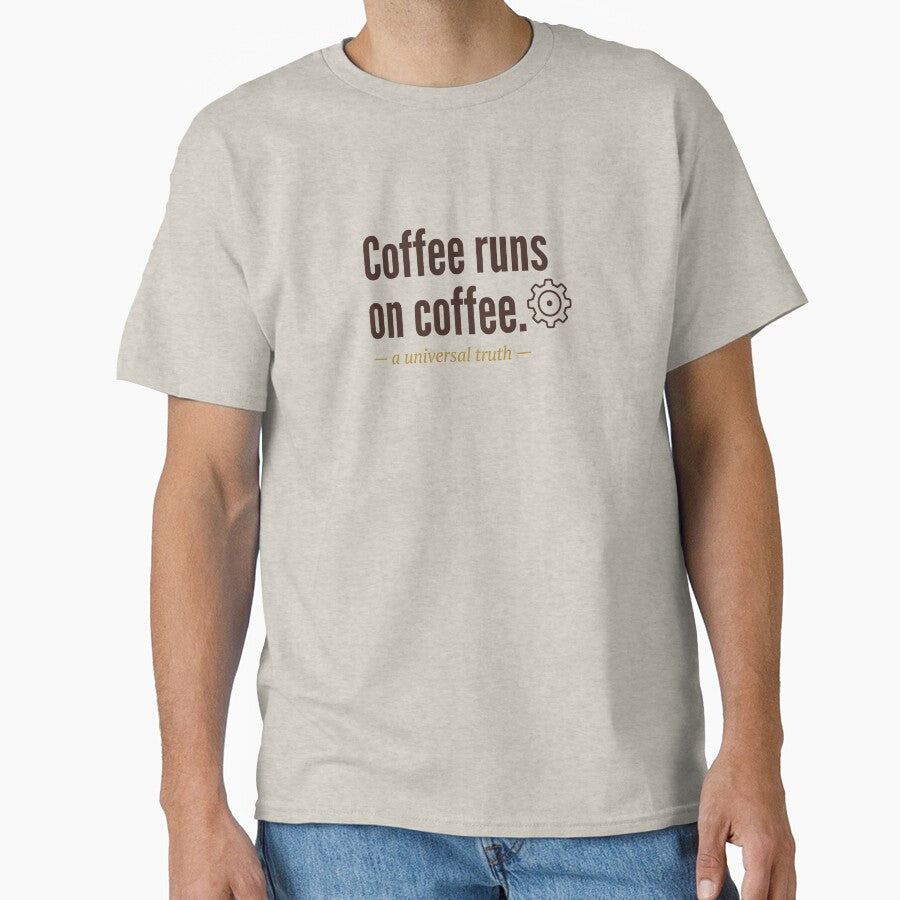 Coffee Runs On Coffee - Funny Engineer Programmer Coffee Quote Gift by NOCTIX5180