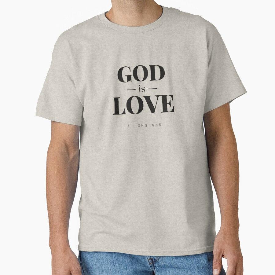 God Is Love – 1 John 4:8 Minimalist Scripture Design by Alt Christian