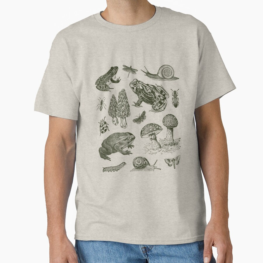 Goblincore Nature Lovers: Vintage Biology of Frogs, Mushrooms, Snails, and Moths for Science and Natural History Fan by MinistryOfFrogs