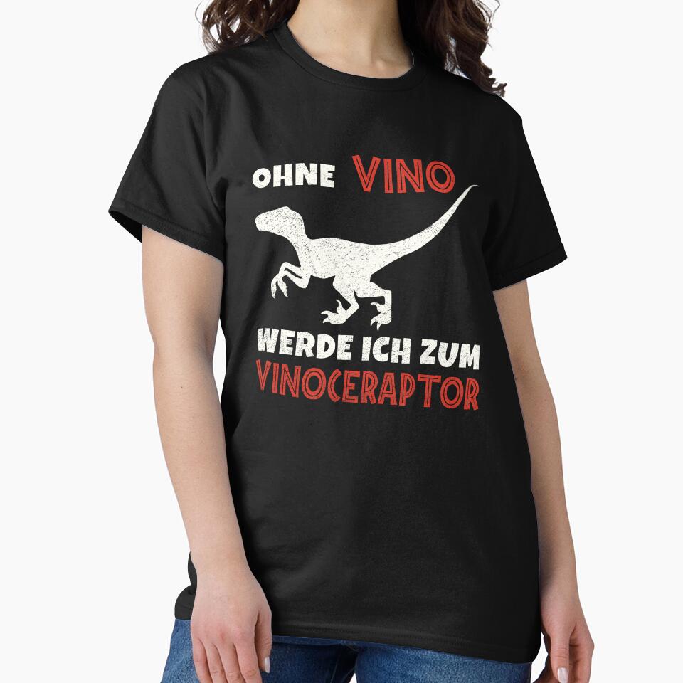 Funny Vinoceraptor, Vinosaur, Wine Gift by Kuma518