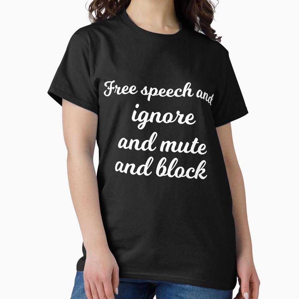 Free speech and ignore and mute and block sarcastic by RedYolk