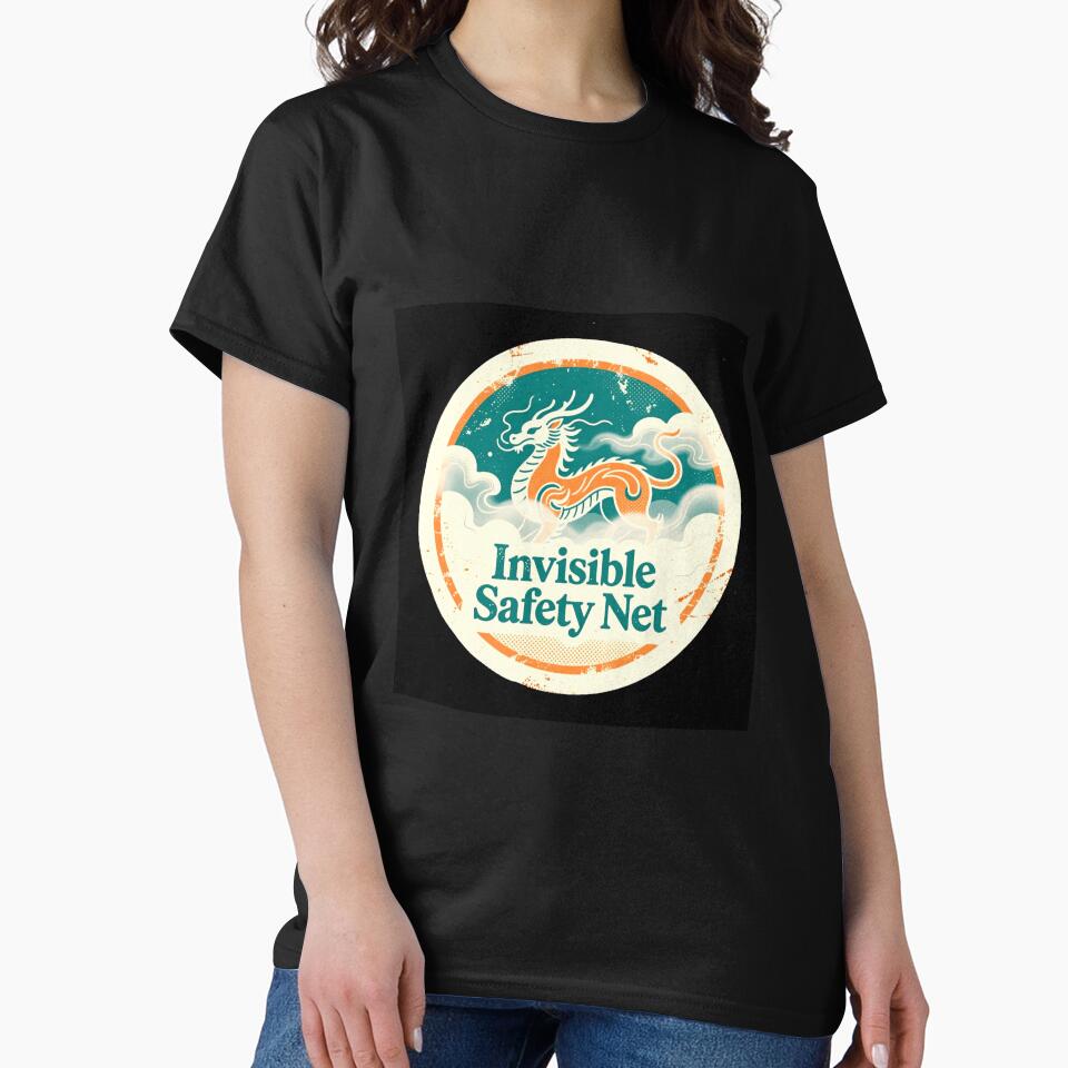 Dad's Invisible Safety Net Retro Badge by Arte-Excellency
