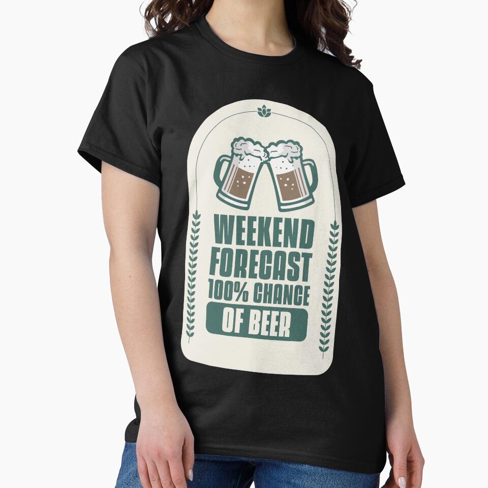 Weekend Forecast 100% Chance Of Beer Design by Artpace
