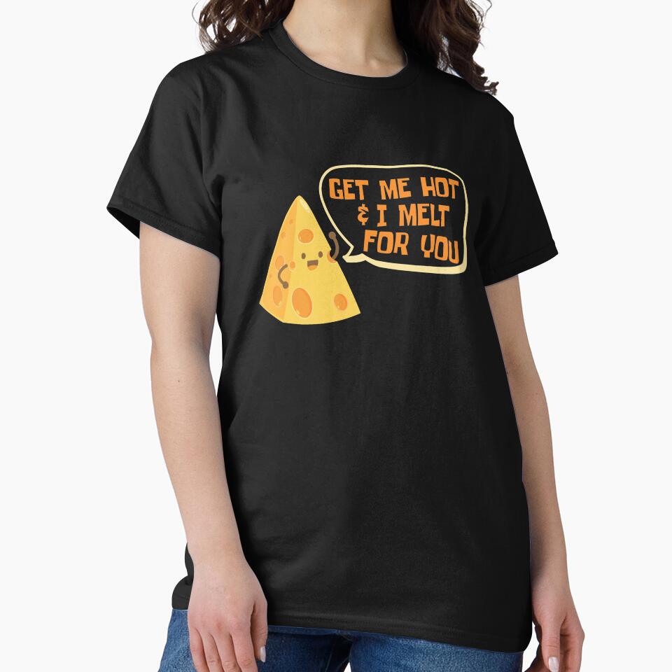 Melted Cheese Lover | Funny Food Porn Cheesy Pun by Maria Garcia