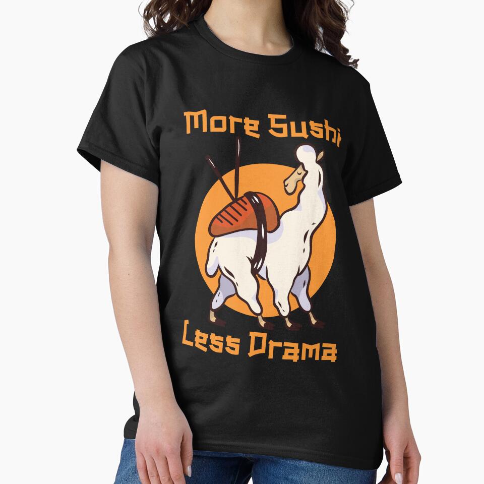 Alpaca Llama and Sushi by justie1977