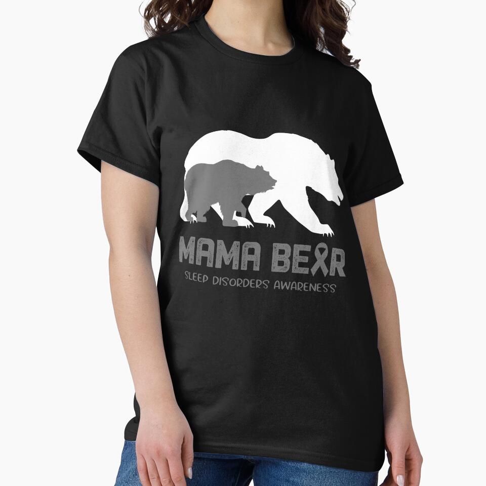 Sleep Disorders Awareness Mama Bear Support Sleep Disorders by Victormoratalla