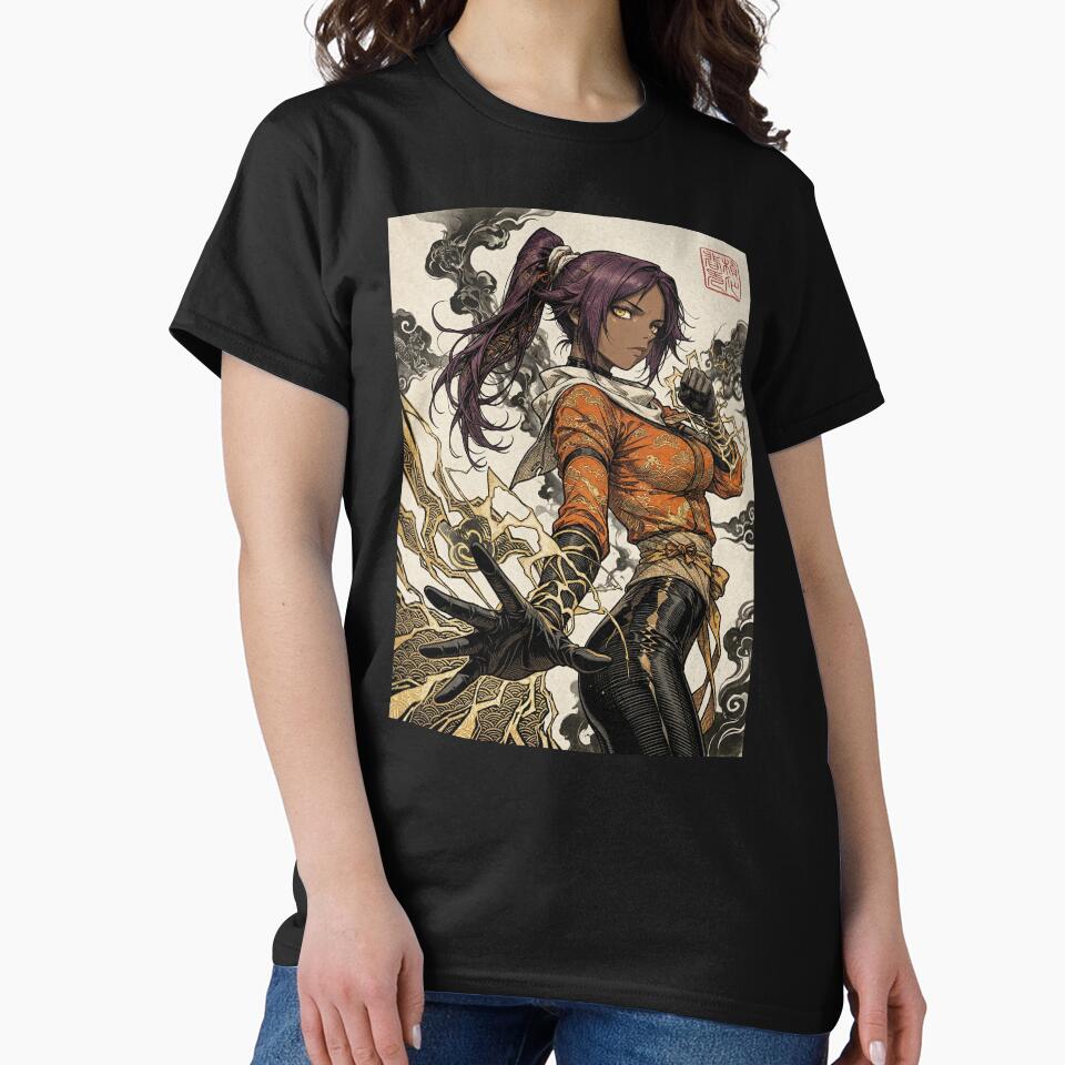 Vintage Style Yoruichi by MadShroomPrints