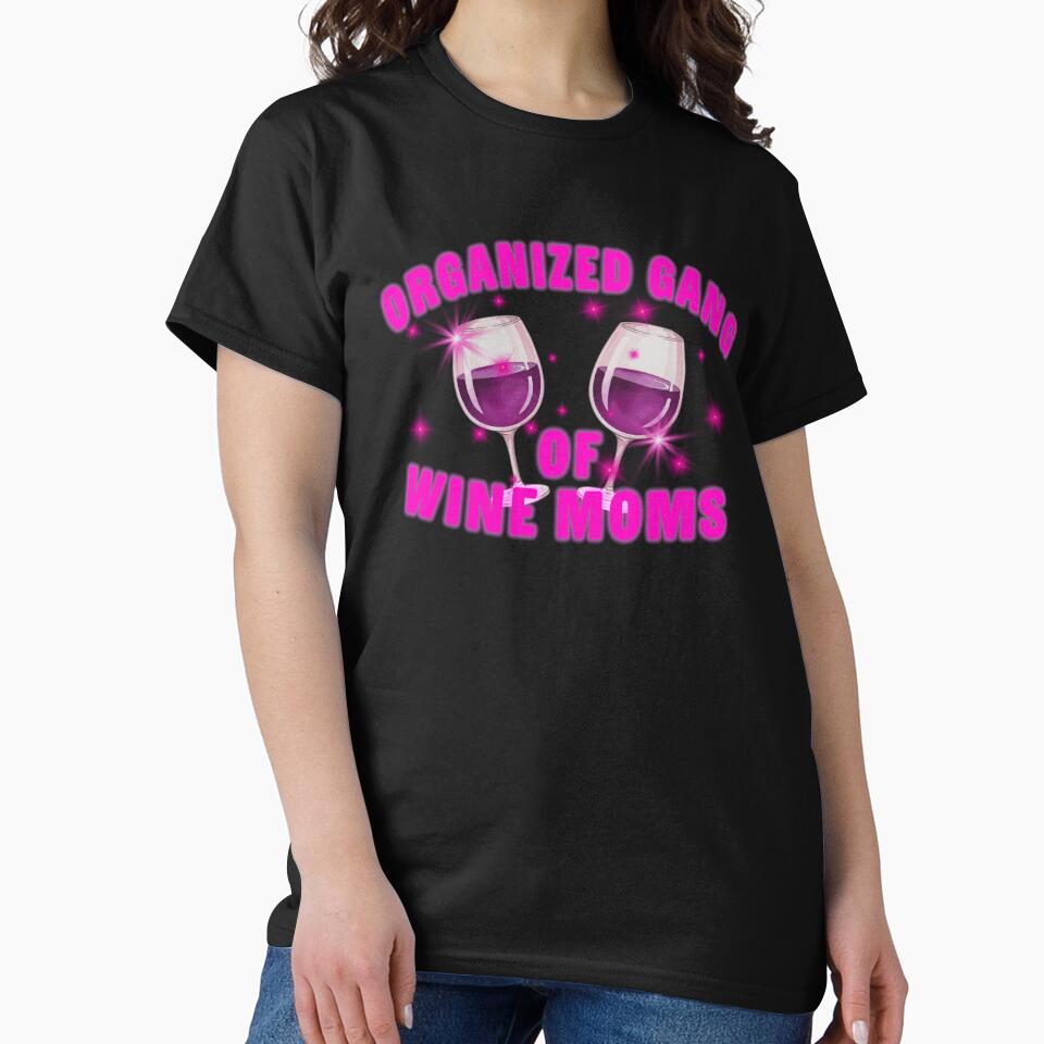 Organized Gang of Wine Moms by TomPrintForge Studio