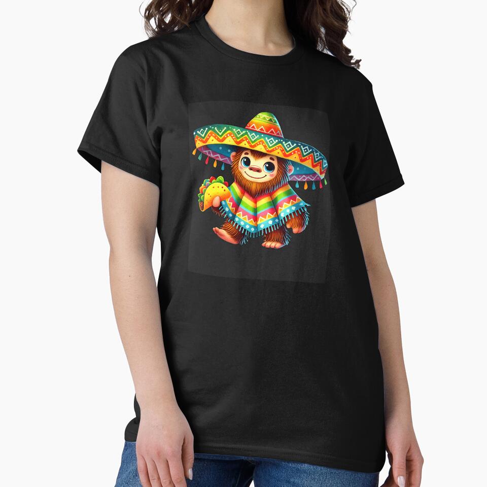 Bigfoot Taco Cinco De Mayo Sasquatch by Le7yaStore