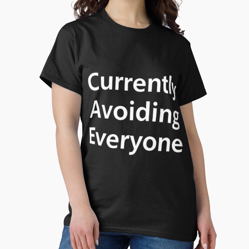 Currently Avoiding Everyone Introvert Quote Design by artlife4