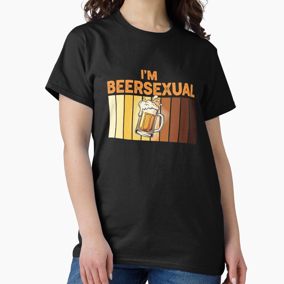 I'm Beersexual Love For Beer Drinking LGBTQ by Dressed For  Duty