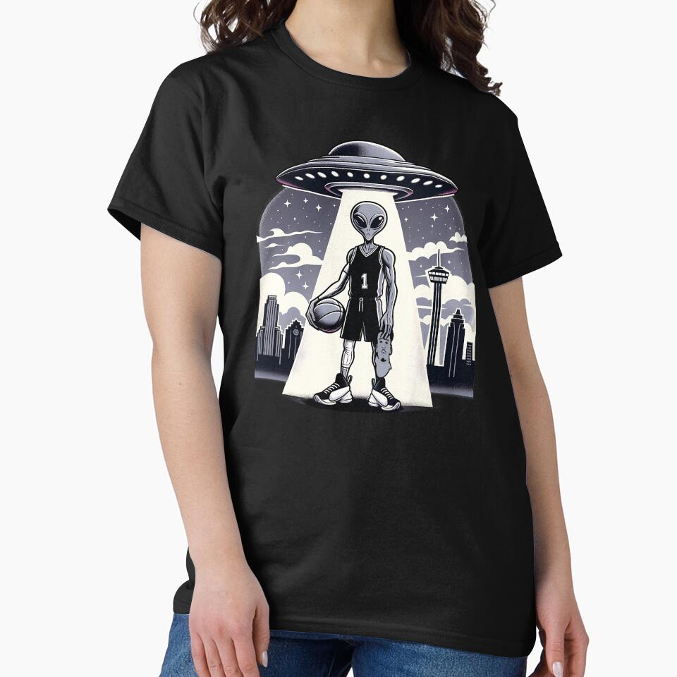 Wemby Alien Mask Off by FanFocusedTees