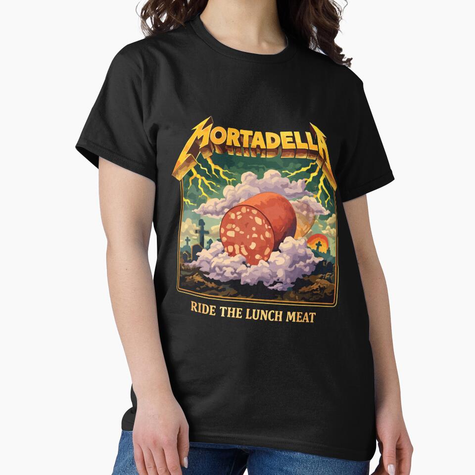 Mortadella Ride The Lunch Meat Funny Italian Food Humor by kiralynstration