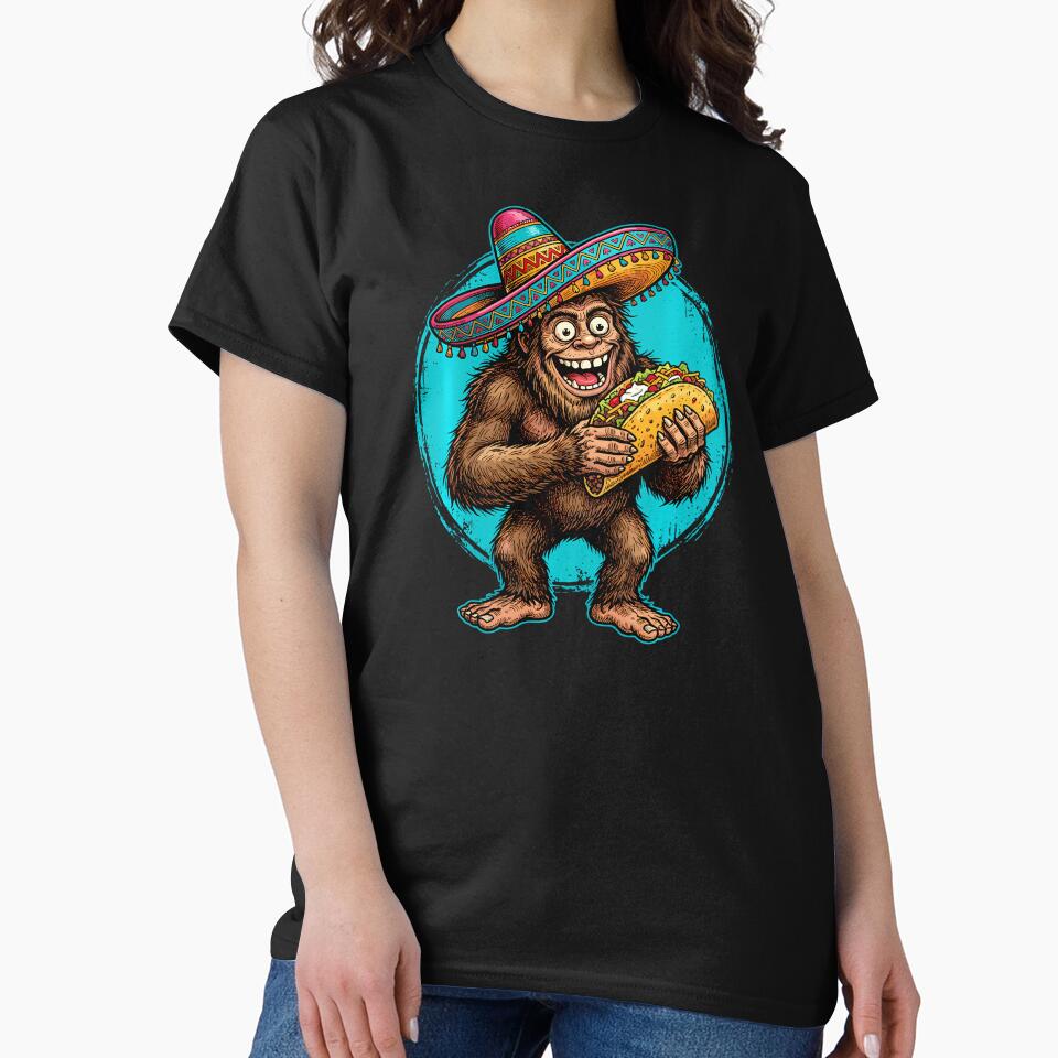 Bigfoot Taco Sombrero Fiesta by irifine