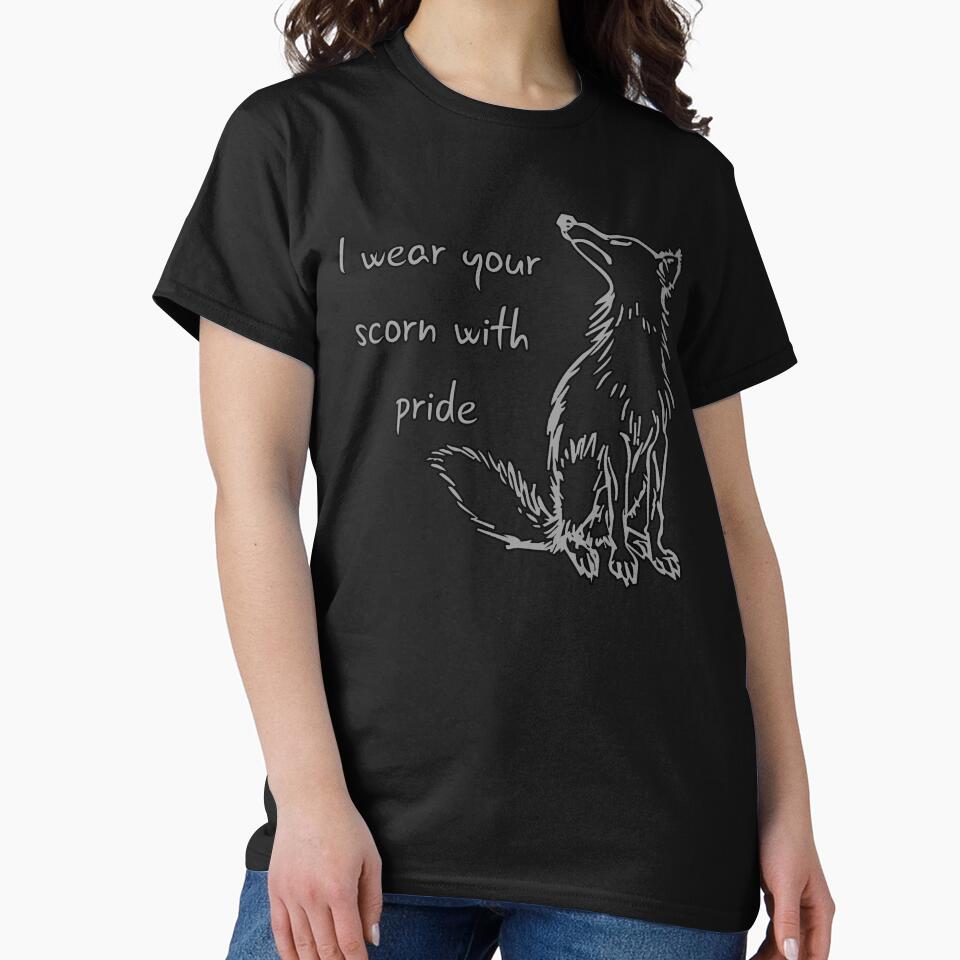 I wear your scorn with pride (canine) by SolidEarthArt