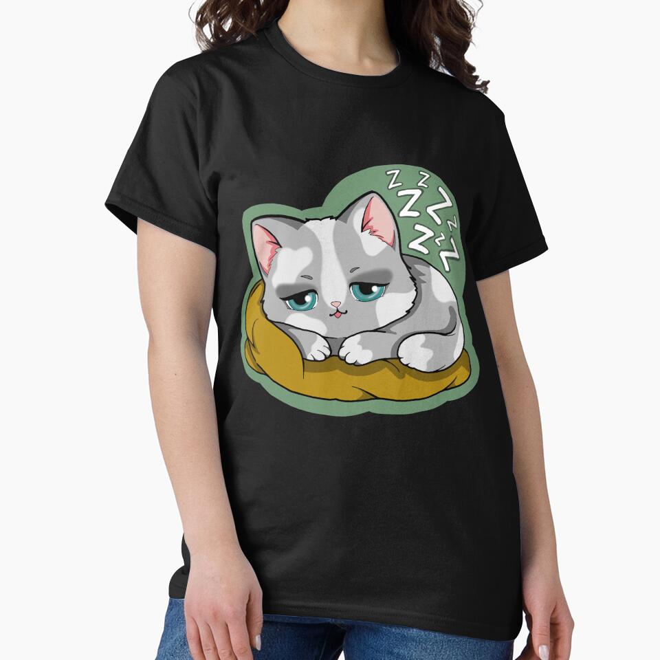 Cute sleepy cat by Pamelarts