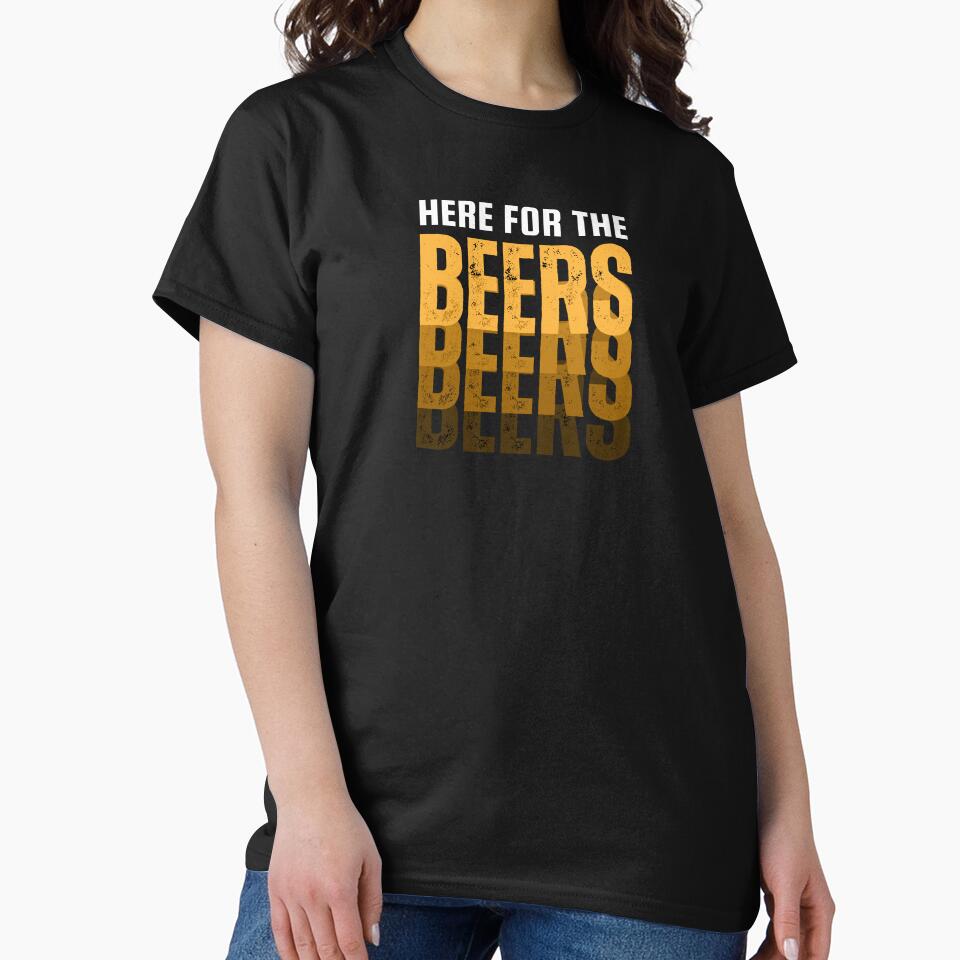 Here for the beer by The magic  Yellow bus