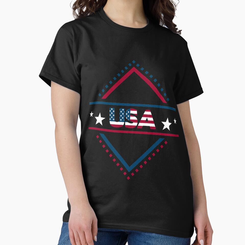 USA T-Shirt for Men and Women by AllStarMerch