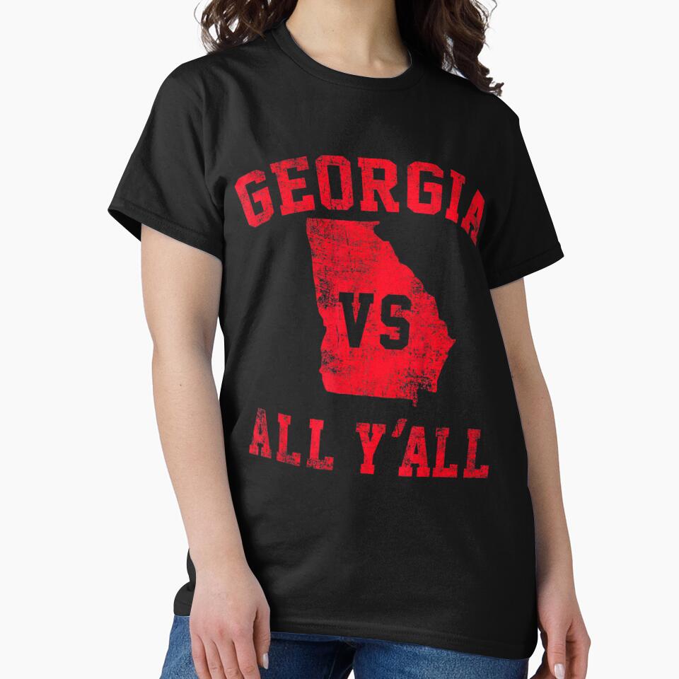 Georgia vs All Yall for Y'All Funny Georgia by SHARON COUNTS