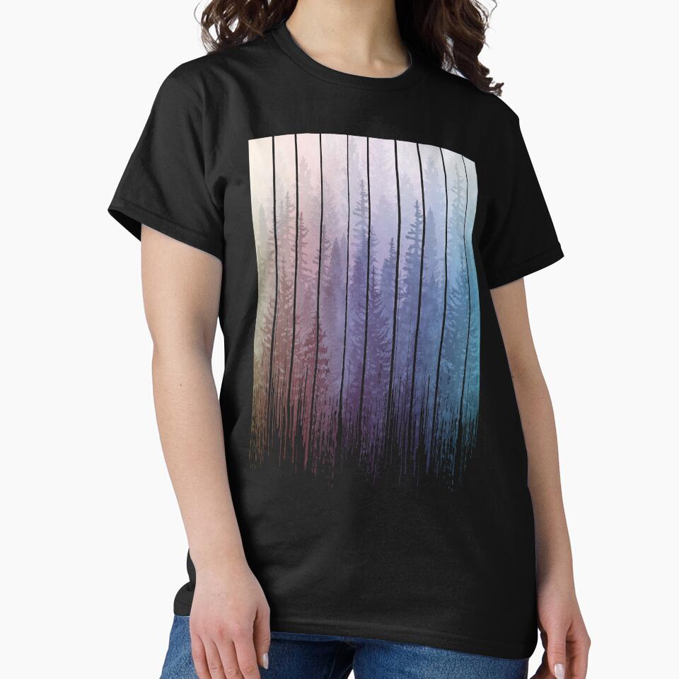 Grunge Dripping Rainbow Misty Forest by maryedenoa
