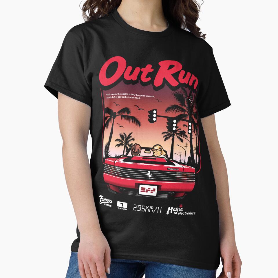 Out Run Retro Arcade Vintage by Jorditarrats