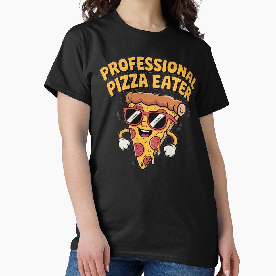 Professional Pizza Eater Funny gifts by ThePixelAlchemy