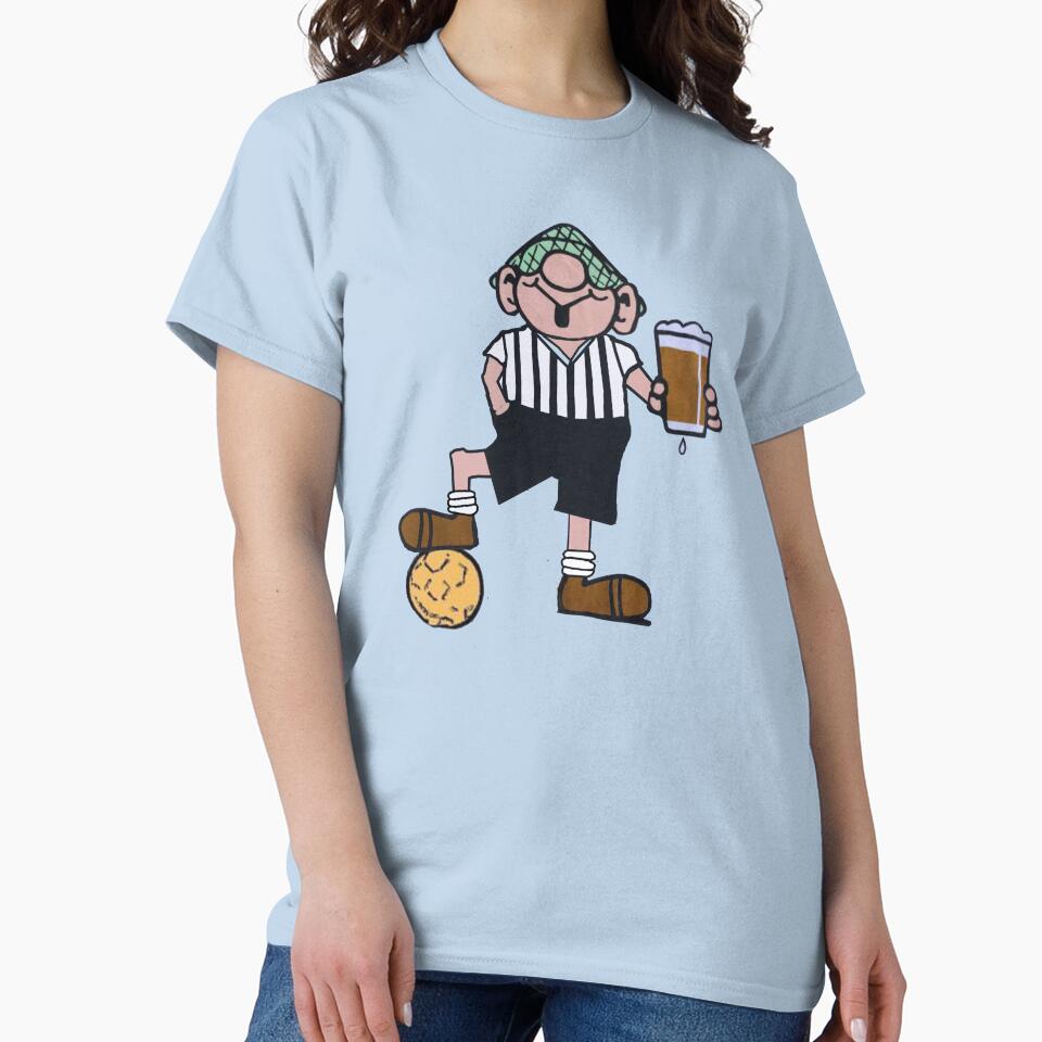 ANDY CAPP BLACK AND WHITE FOOTBALL SHIRT by Whatamidoing20