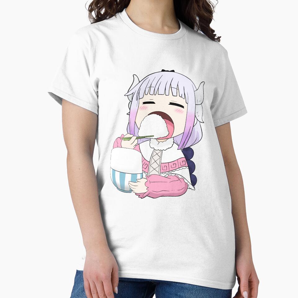 Kanna eating rice - Miss Kobayashi’s Dragon Maid Anime by AnimeDesignX