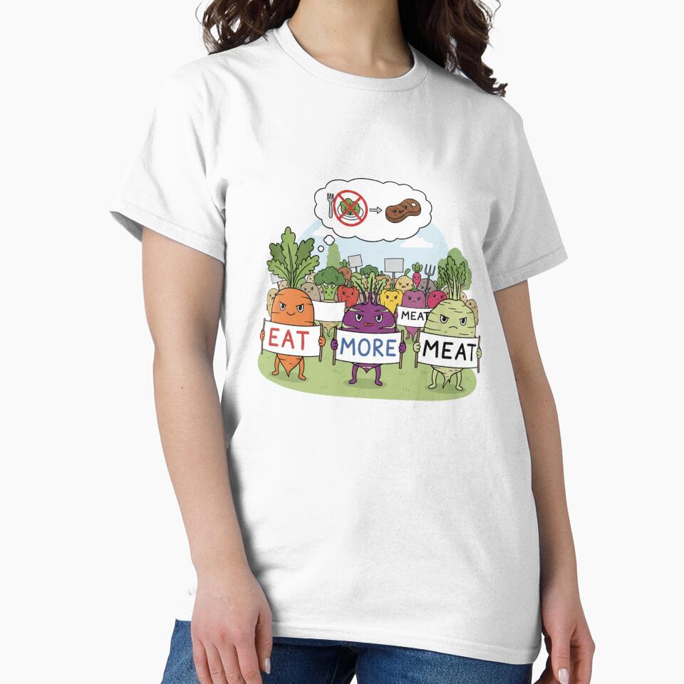 Funny Vegetable Protest Illustration by Fun-and-joy