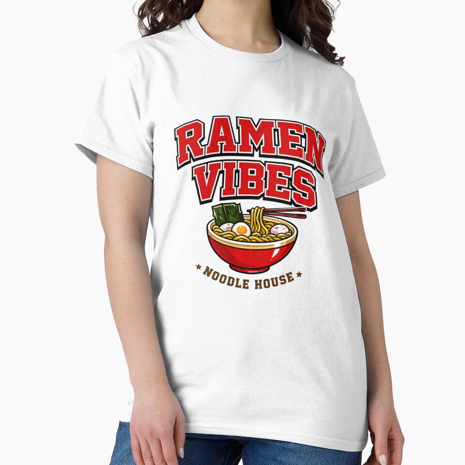 Ramen Vibes Noodle House Design Japanese Noodle Soup Anime Food Style Gift by FrenchieFever