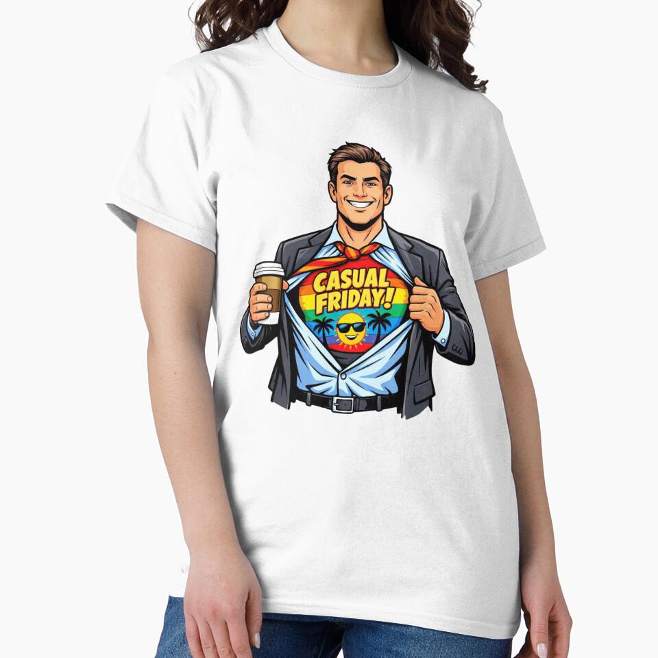 Casual Friday Hero – Comic Style Office Worker by MagicMicki