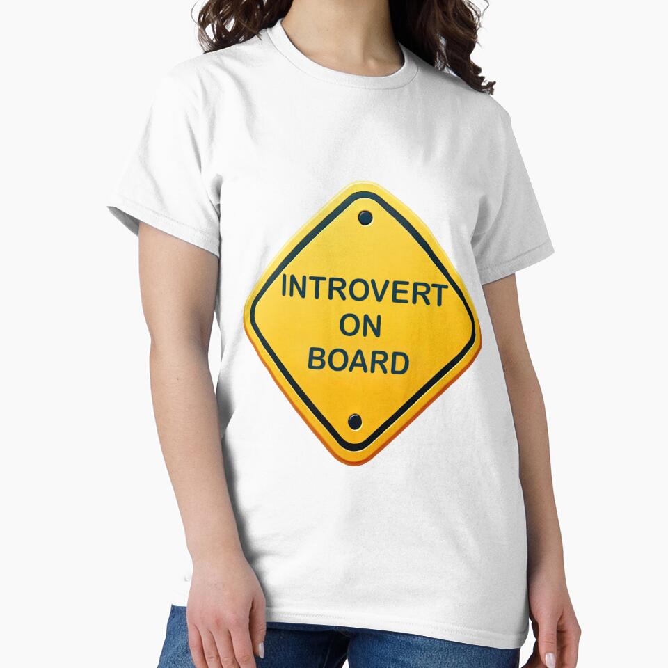 Introvert on Board Sign by IskandarDesigns