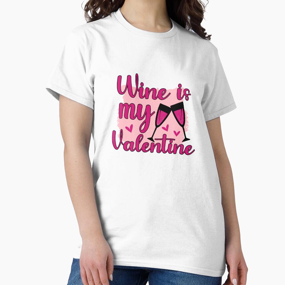 drink wine is my valentine gift for her him by SuneeKeiko