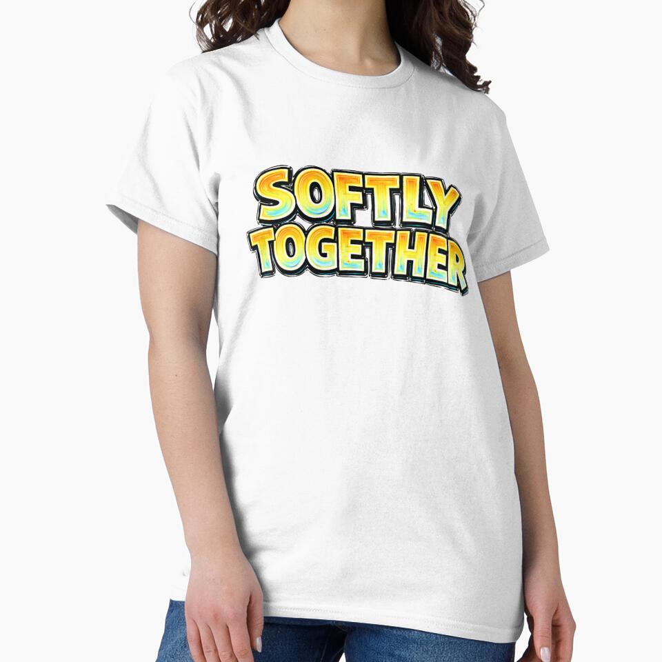SOFTLY TOGETHER – hand drawn childlike typography by Mac Sketches