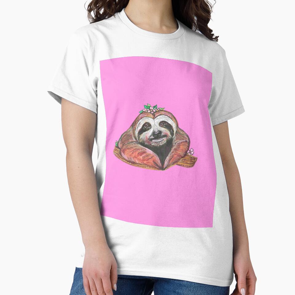 Cherry Blossom Sloth by Ruby Tiger Creations
